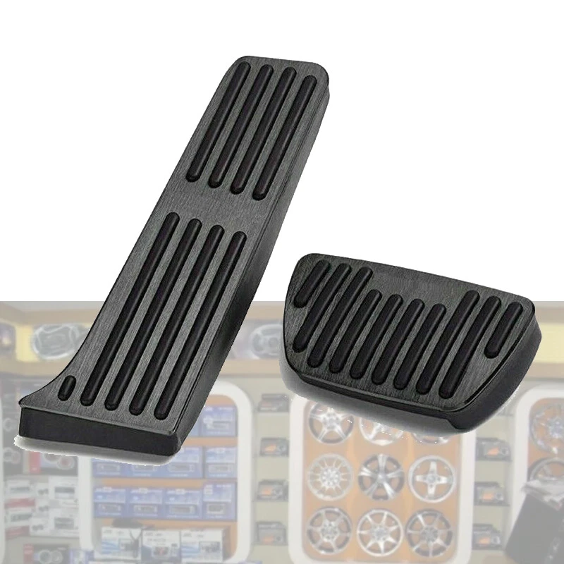 Cubierta de freno de pedal de gas negra sin perforación accesorios para Toyota Camry 18-21 Foto 2 de 2