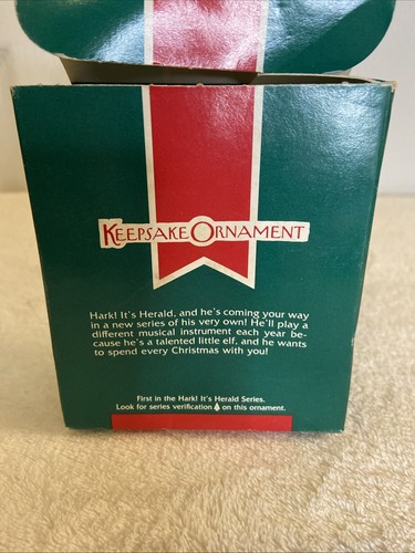 Hallmark Andenken Ornament 1989 First in the Hark! It’s Herald Serie - Bild 2 von 3