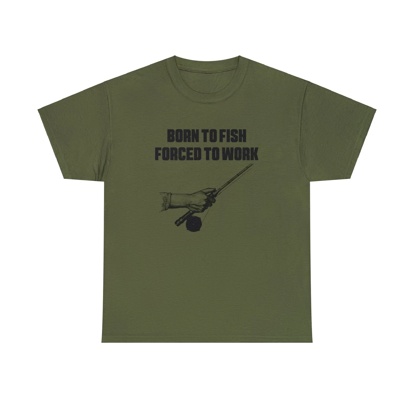 Fishing Lover Dad Fathers Day Fish Shirt Gifts Tshirt Tee Crew Neck Men Unisex
