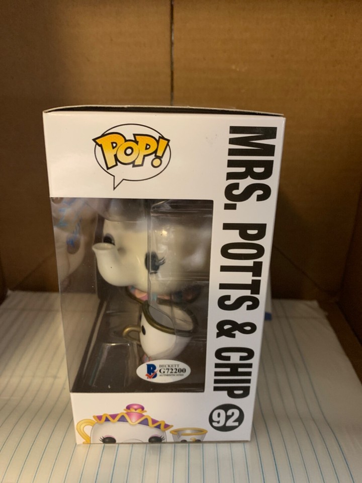 Funko Pop Bradley Pierce “Mrs. Potts & Chip” Beauty & the Beast ...