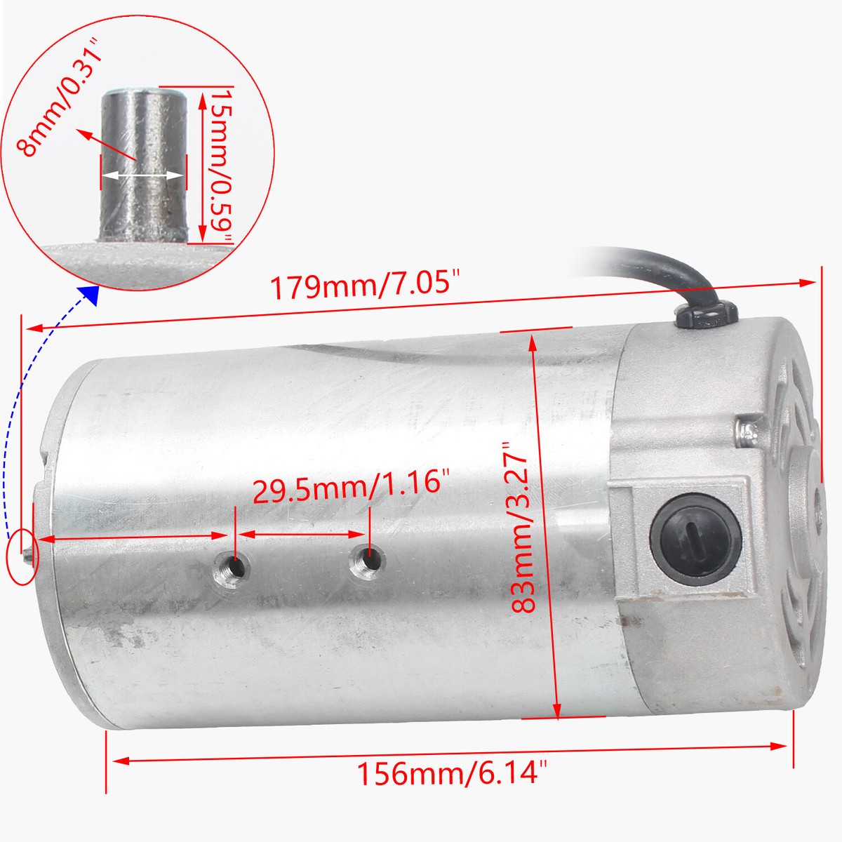 Lathe DC Brushed Motor 550W 400W 83ZYT002/83ZYT007 110V