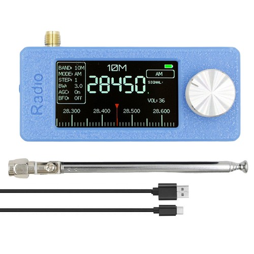 0.5-108 MHz SI4732 Portable Radio LSB USB AM FM Radio Donut WB Antenna - Zdjęcie 14 z 21