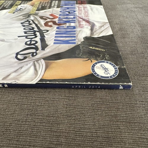 2014 Los Angeles Dodgers Insider Magazin/Programm Clayton King Kershaw April - Bild 8 von 12