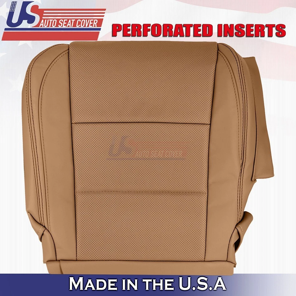 2013 2014 2015 2016 2017 para Lexus GS350 parte inferior del conductor cubierta de asiento de cuero marrón Foto 3 de 4