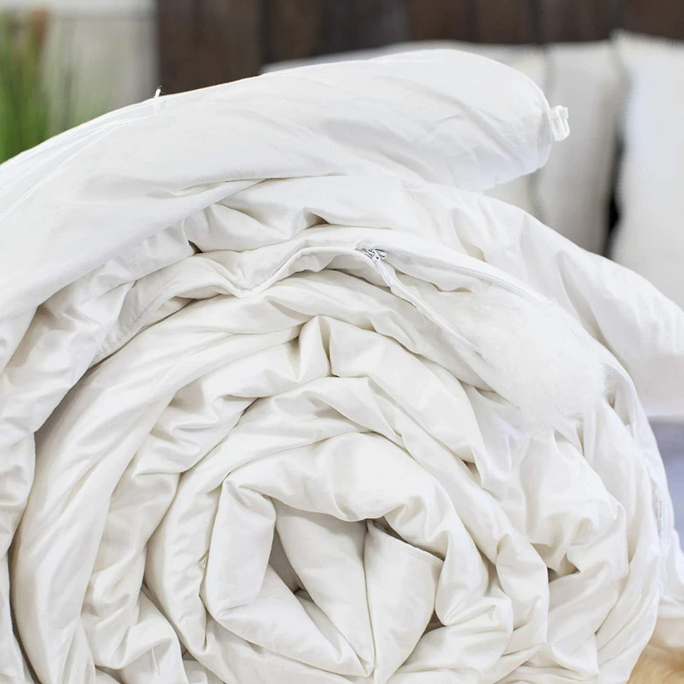 EDREDÓN RELLENO DE SEDA, Combo Verano + Primavera/Otoño, Lujo, Acabado a Mano, Todas las Tallas Foto 3 de 4