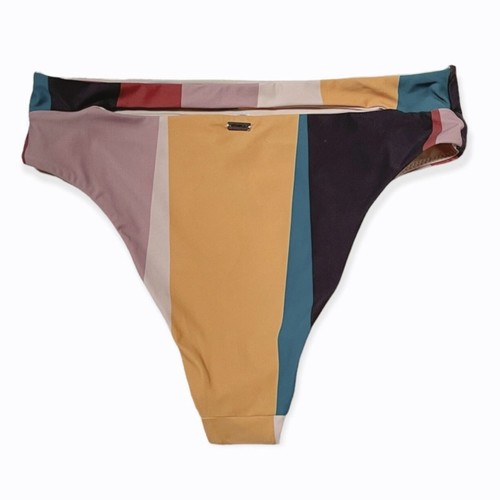 O’Neill Sapa Stripe High Waist Cheeky Bikini Bottom Women’s Small NWT - Picture 3 of 6