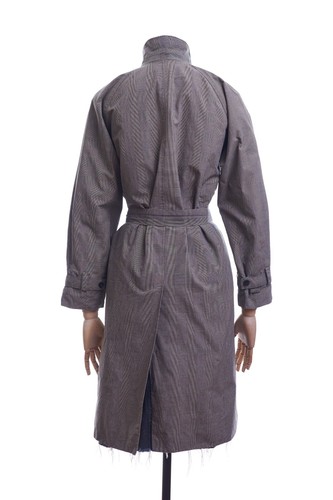 Womens Wood Wood MONIQUE Trench Belted Jacket Gray Size 36 - Bild 3 von 12
