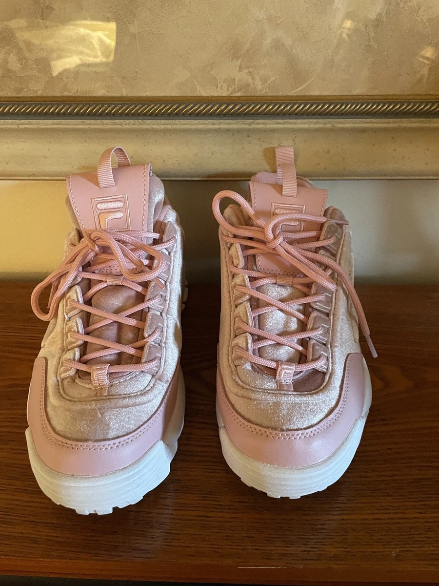 Velvet top fila sneakers