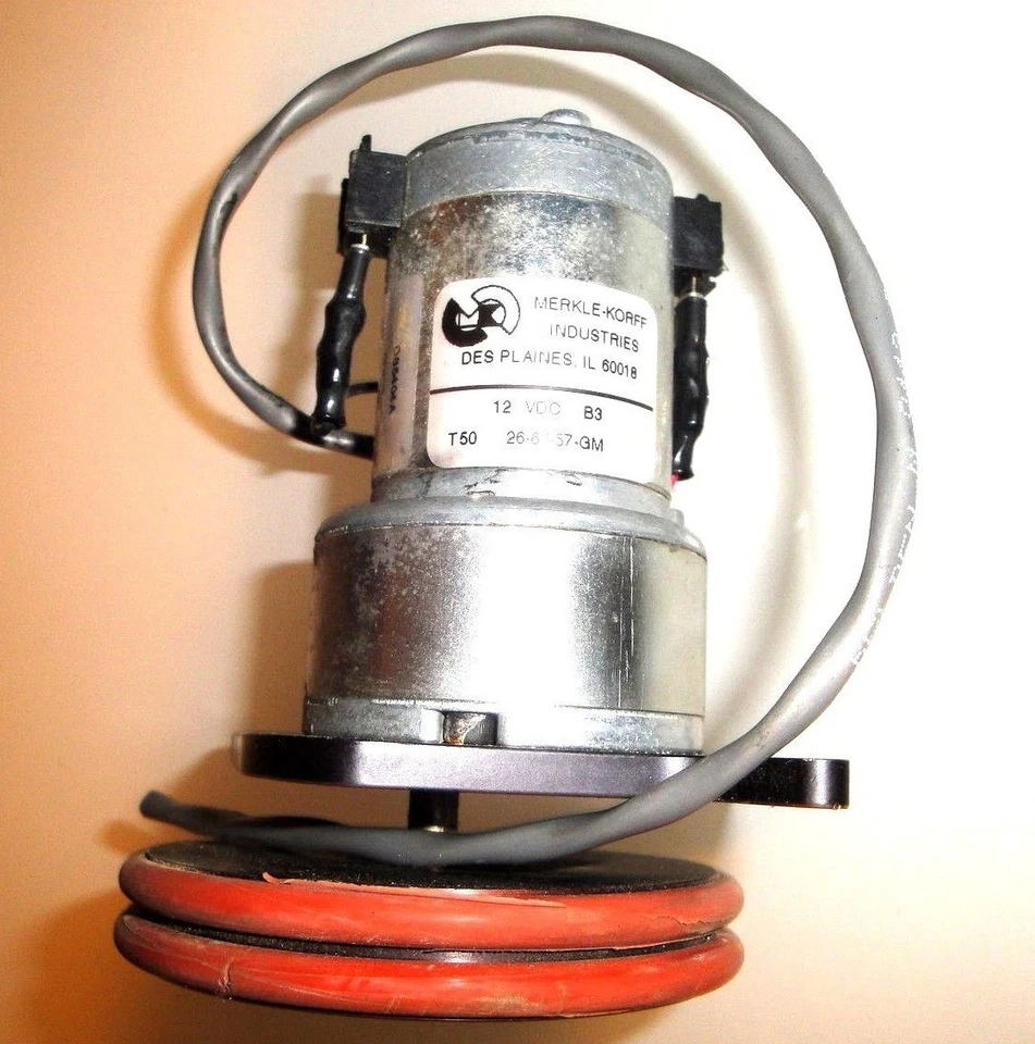 Merkle-Korff Gear Motor T50 26-63-57-GM 12vdc from Strong Simplex 35 266357GM - Image 3 of 4