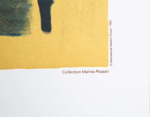 "Paloma un Bleu" by Pablo Picasso Lithograph Limited Edition of 1000 w/ CoA - 第 4/4 張圖片