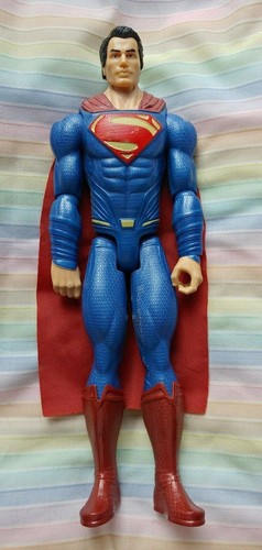 Mattel DC Comics Superman 2015 Adjustable Arms & Legs 12" Figure Cape Hero - Picture 1 of 2