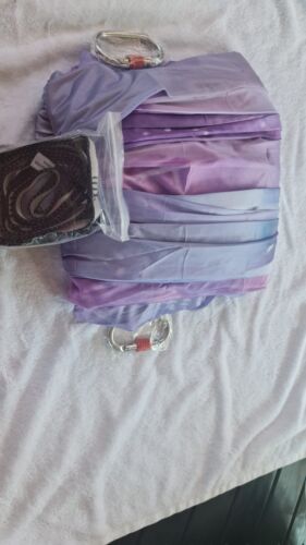 Aerial Silks Yoga Swing Kit Yoga Home Anti-gravity Fitness Gym 5x2.8m - Picture 13 of 20