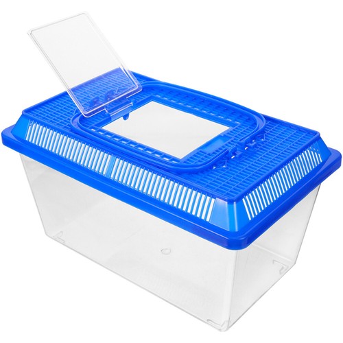 Turtle Tank Pet Feeding Box Travel Basking Platform Tanks Turtles