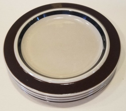 4 Vintage Arabia Ruija Finland Salad Dessert Side Plates 8" Lot A - Picture 2 of 10