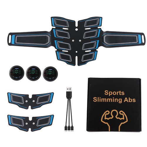 EMS Abdominal Muscle Core Toning Trainer ABS Electric Stimulator Fitness Belt - Picture 17 of 130