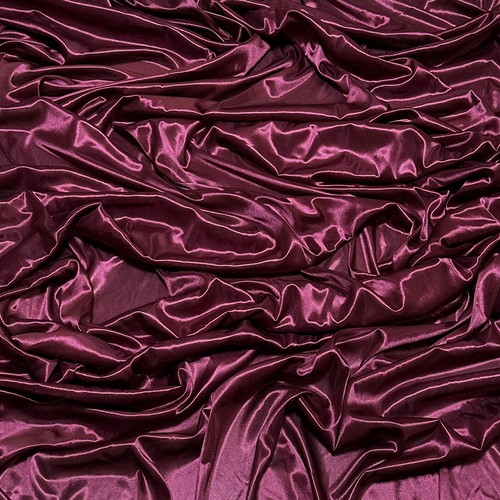 SHINY SILKY STRETCH BRIDAL SATIN FABRIC WEDDING DRAPERY DRESS COSTUME STUDIO 17Y - Picture 15 of 74