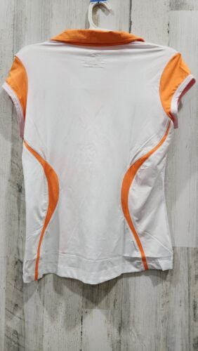 JIGGY Orange & White Athletic Outfit-Polo & Matching Skort Size LARGE**NWT** - Picture 4 of 7