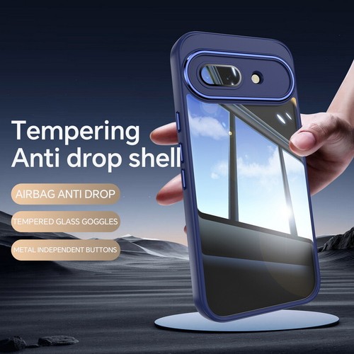 Phone Case For Google Pixel 9 Pro XL 9A 8A Shockproof Hard Glossy Clear Cover - Picture 2 of 14