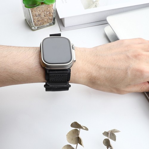 Band Bracelet Canvas Alpine Sport Nylon Strap for Apple Watch 49mm Ultra 8 7 6 - Picture 9 of 20