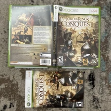 🔥 Lord Of The Rings Conquest (Xbox 360) Mint Case Manual Only! OEM. Original
