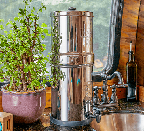 Berkey Sistema di Filtrazione Acqua con 2 Elementi Cartuccia Nero BB9-2 ✅ - Foto 4 di 24