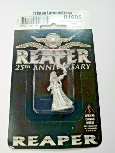 Reaper Miniatures 25th Anniversary Tristan Loremistress Miniature RPR01605 - Picture 2 of 5