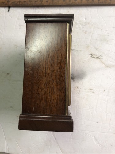 Vintage Mid-Century Mantel Clock Elliot Of London Wood Case not Working - Picture 8 of 10