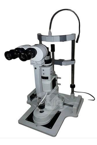 Slit Lamp 2 Step Zeiss Type with Accessories and Wooden Base - Picture 1 of 5