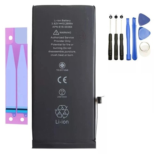 Batterie interne de remplacement pour iPhone 7 8 11 12 13 14 15 Pro XS XR SE + LOT Tk - Photo 13 sur 31