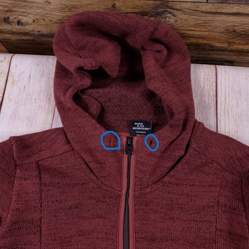 Kuhl Sweater Womens Size S Burgundy Full Zip Hoody Fleece - Picture 3 of 22
