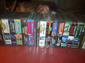 RARE EURO ORIGINAL SEGA CD MEGACD GAMES COLLECTION WITH OBI SPINE CARDS PAL LOT