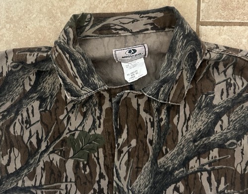 Vintage Mossy Oak Original Camouflage Baumwollmischung Overall Hergestellt in den USA Herren Large REG - Bild 5 von 17