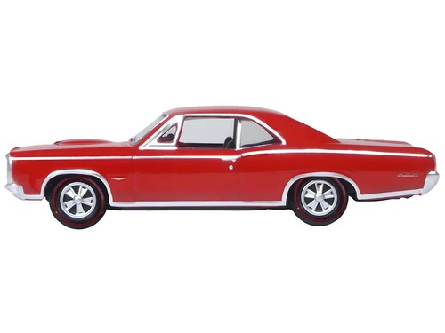 1966 PONTIAC GTO MONTERO RED 1/87 (HO) DIECAST MODEL CAR BY OXFORD 87PG66002 - Picture 2 of 4