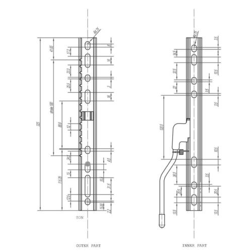Verstellschiene Gleitschiene passend Grammer Staplersitz Schleppersitz Mäher - Bild 10 von 12