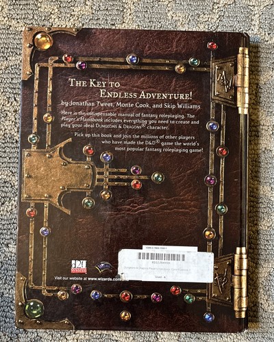 D&D Players Handbook: Core Rulebook I-2000 Second Printing - Picture 10 of 11