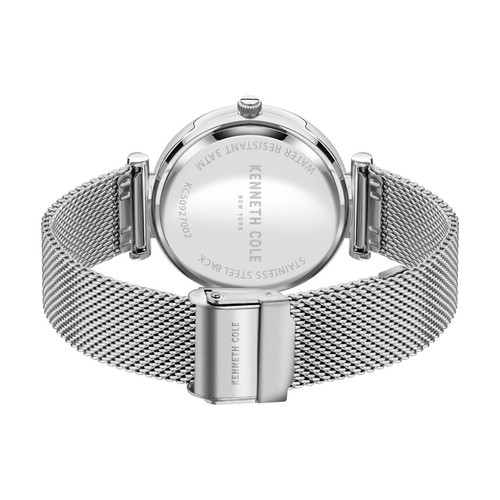 Kenneth Cole Ladies Watch, White Dial & Silver Meshed Strap, 36mm, KC50927002 - Picture 3 of 3