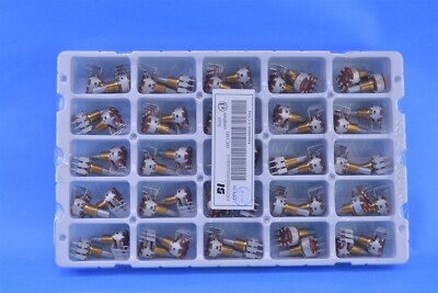 50 TT Electronics 17mm Rotary 2-Gang MN Balance Taper 10 Kilohms Potentiometers