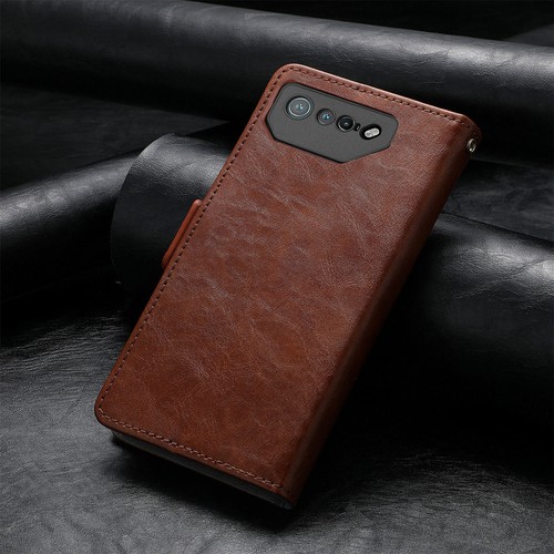 For Asus ROG Phone 7, Luxury Retro Business Flip Leather Wallet Purse Case Cover - Picture 3 of 21