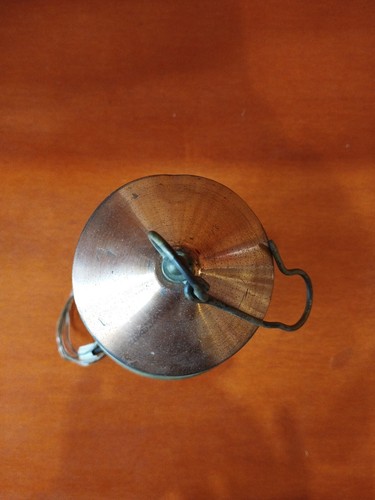 Lampada Lanterna Vintage Rame con lampadina a candela - Foto 6 di 8