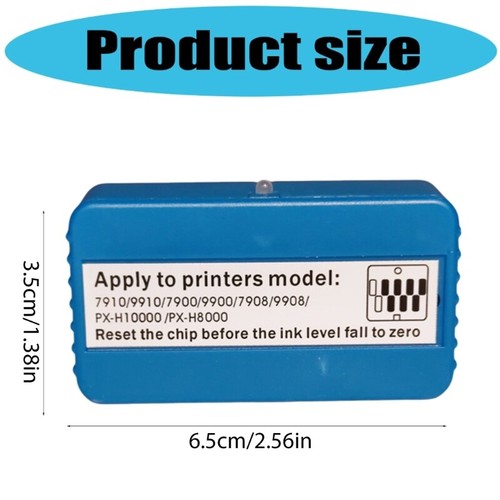 Boîte d'entretien puce cartouche d'encre de remplacement pour 7910 9910 7900 9900 7700 9700 - Photo 8/8