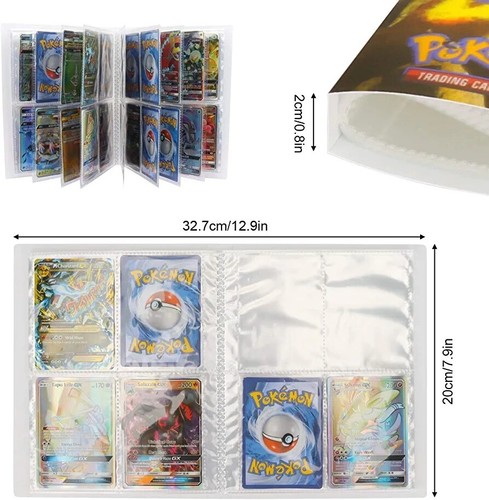 Pokemon Sammelalbum 240 Karten Portfolio 4-Pocket Sammelkarten Heft Ordner - Bild 3 von 27