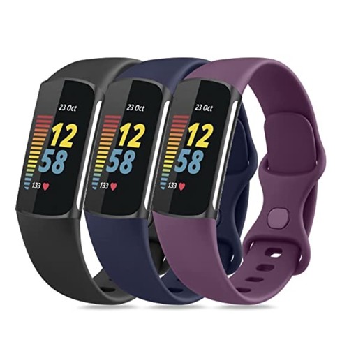 For Fitbit Charge 5/Charge 6 Soft Silicone Sports Replacement Watch Band Strap - Picture 7 of 78