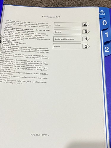 Volvo EC700C Service Manual Vol 1,2,4 - Picture 6 of 9
