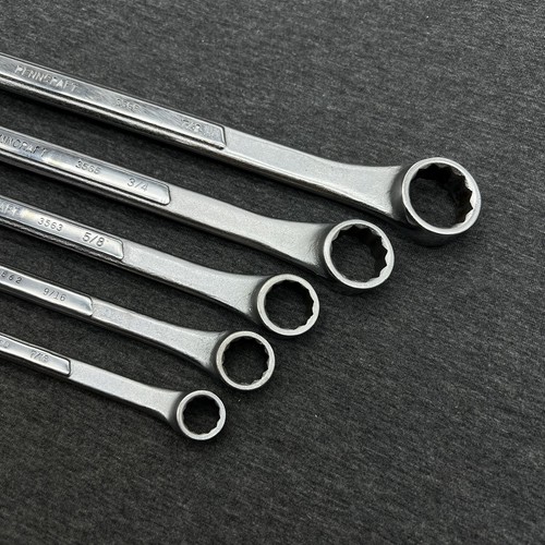 Vintage PENNCRAFT 5pc SAE Box End Wrench Set 12 Point Made In USA - Picture 6 of 7