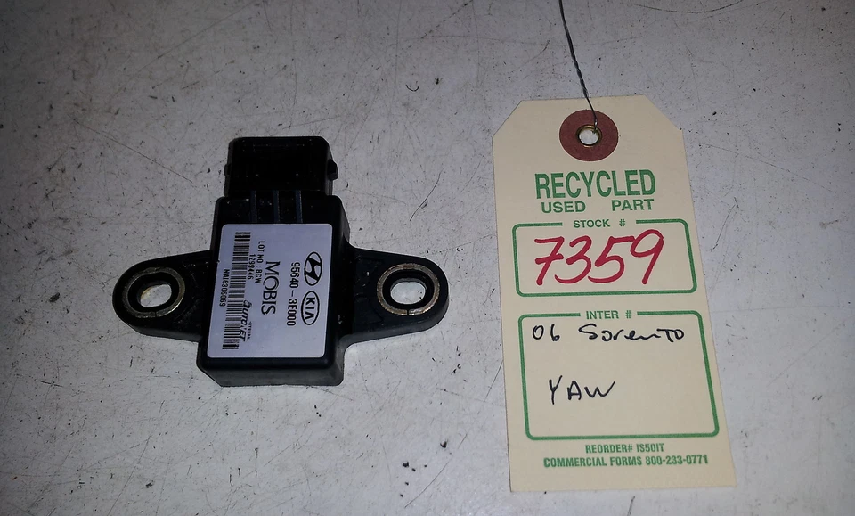 Kia Sorento 2006 yaw sensor de velocidad OEM 95640-3E000 #7359 Foto 3 de 4