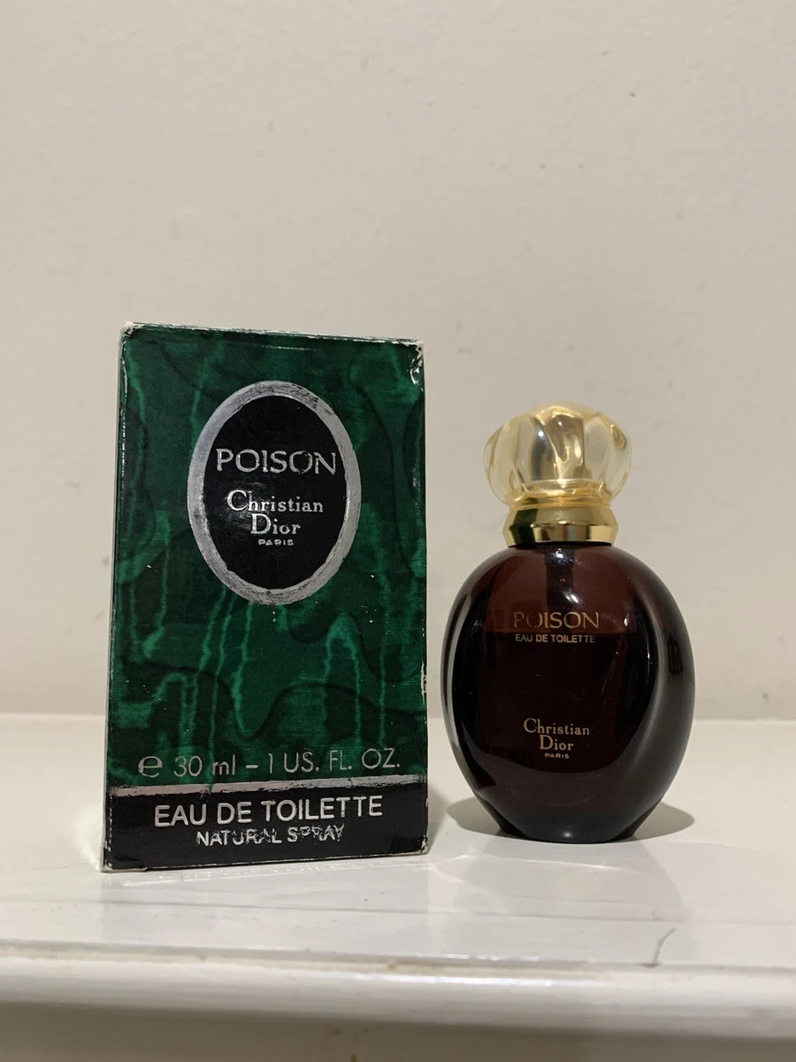 CHRISTIAN DIOR POISON 1.0 Oz EDT SPRAY old Vintage Edition For Women 80%  VOL.