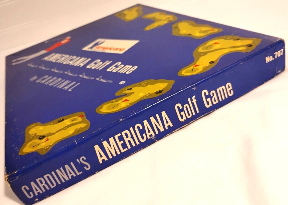 Vintage Americana Golf Game 1960's VG Cardinal Industries N.Y. #707 Complete - Image 4 of 4