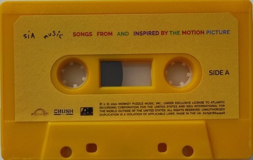 Sia – Music (Songs From &Inspired By The Motion Picture) Yellow Cassette Album - Picture 4 of 5