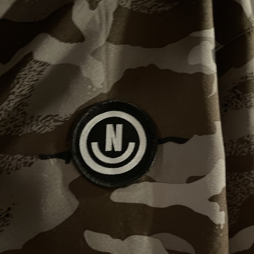 NEFF CAMOUFLAGE HOODED SNOWBOARD SKI SOFT SHELL FULL ZIP JACKET COAT Mens Medium - Picture 4 of 8