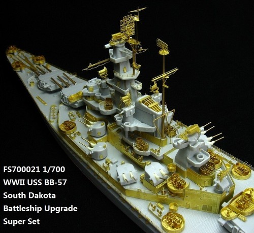 Five Star FS700021 1/700 WWII US Navy USS South Dakota Battleship Upgrade - Picture 7 of 16